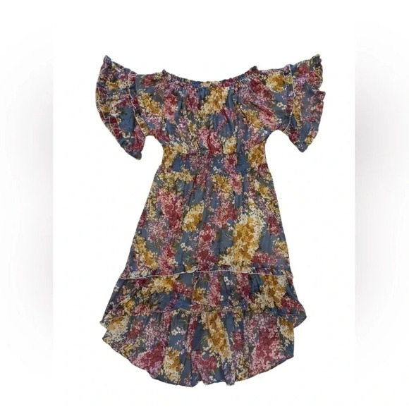Umgee Off The Shoulder Floral Dress Size XL - Picture 5 of 9